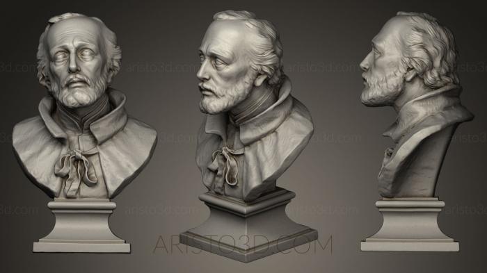 Busts and heads antique and historical (BUSTA_0147) 3D model for CNC machine